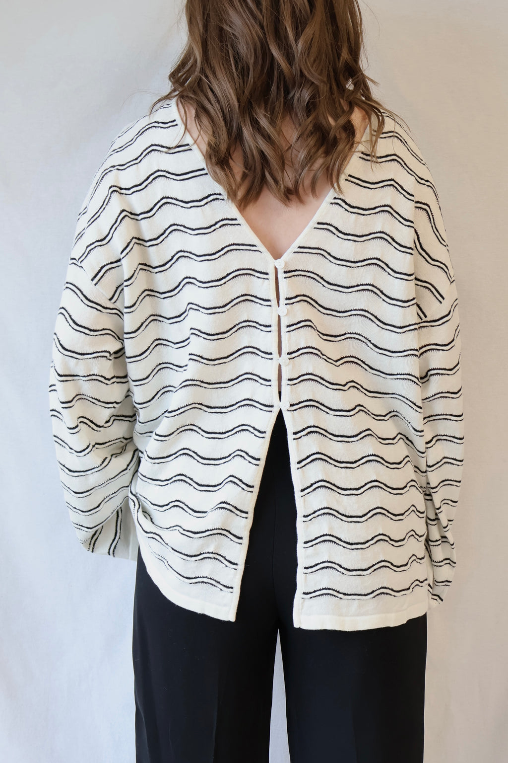 Odna Long Sleeve | Cream Wave