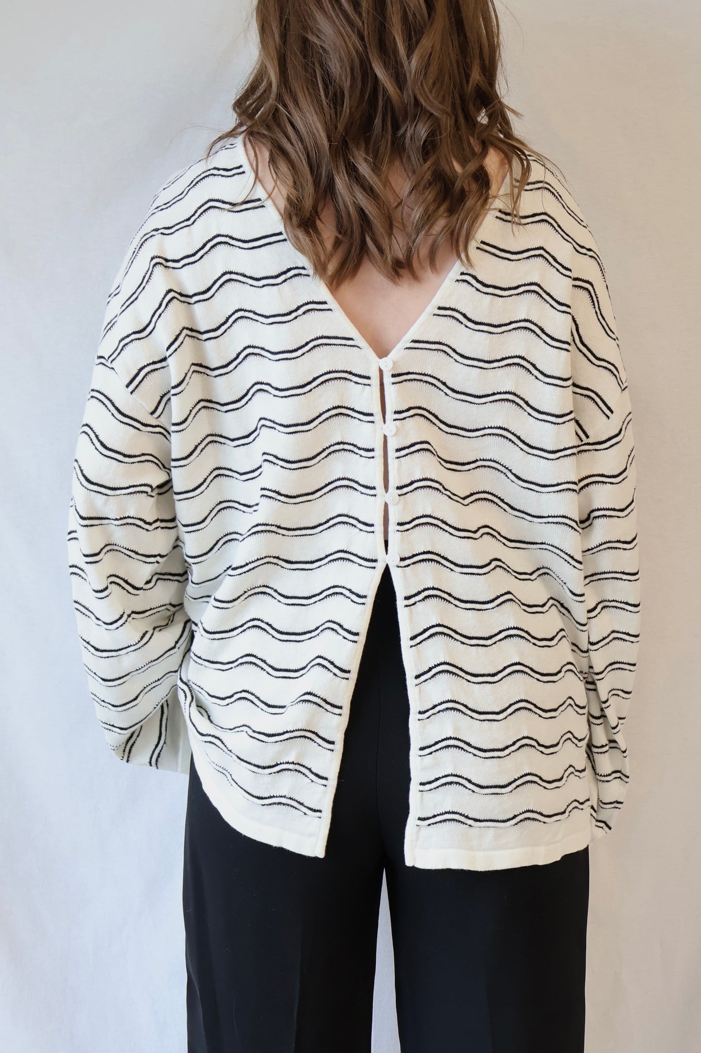 Odna Long Sleeve | Cream Wave