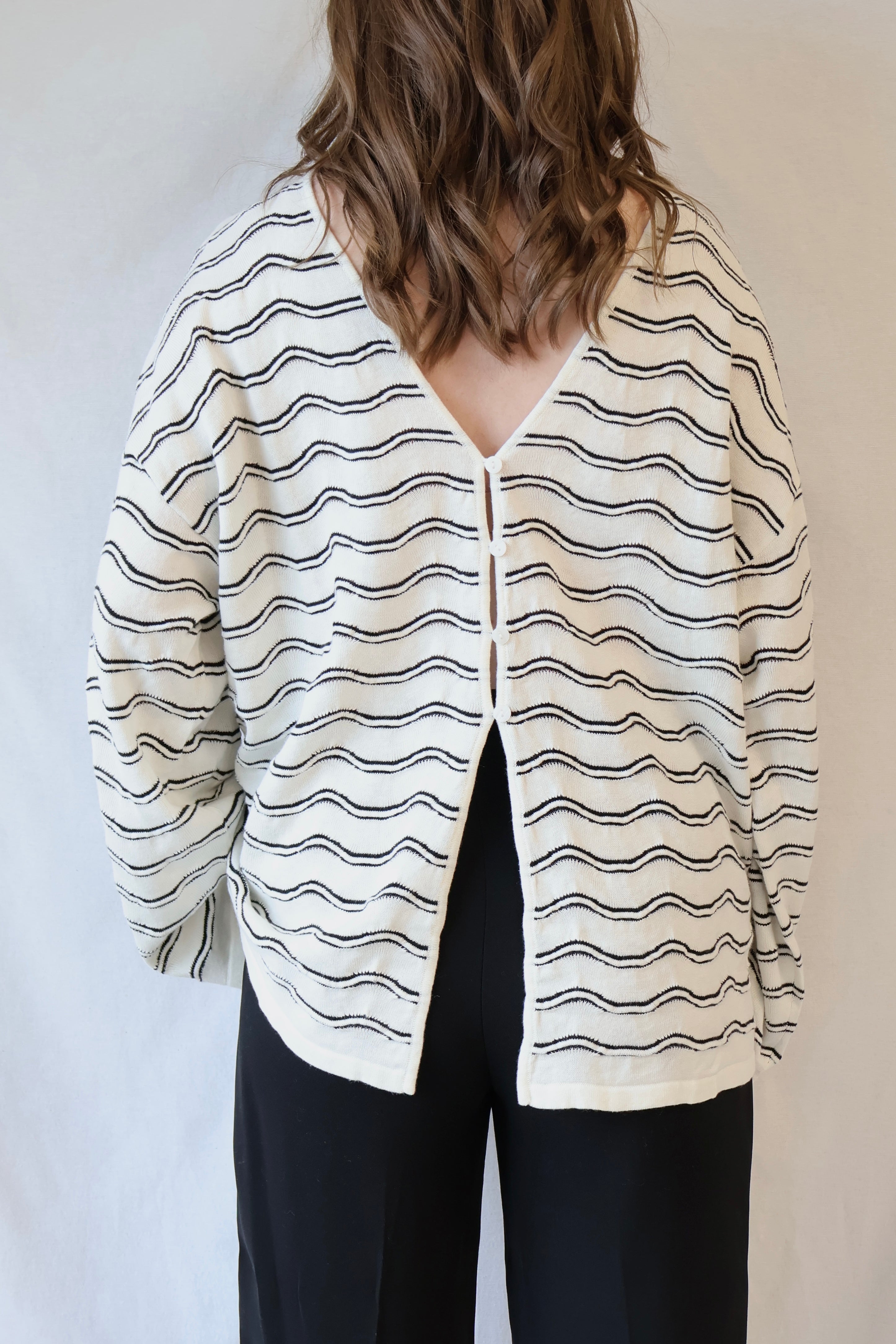 Odna Long Sleeve | Cream Wave