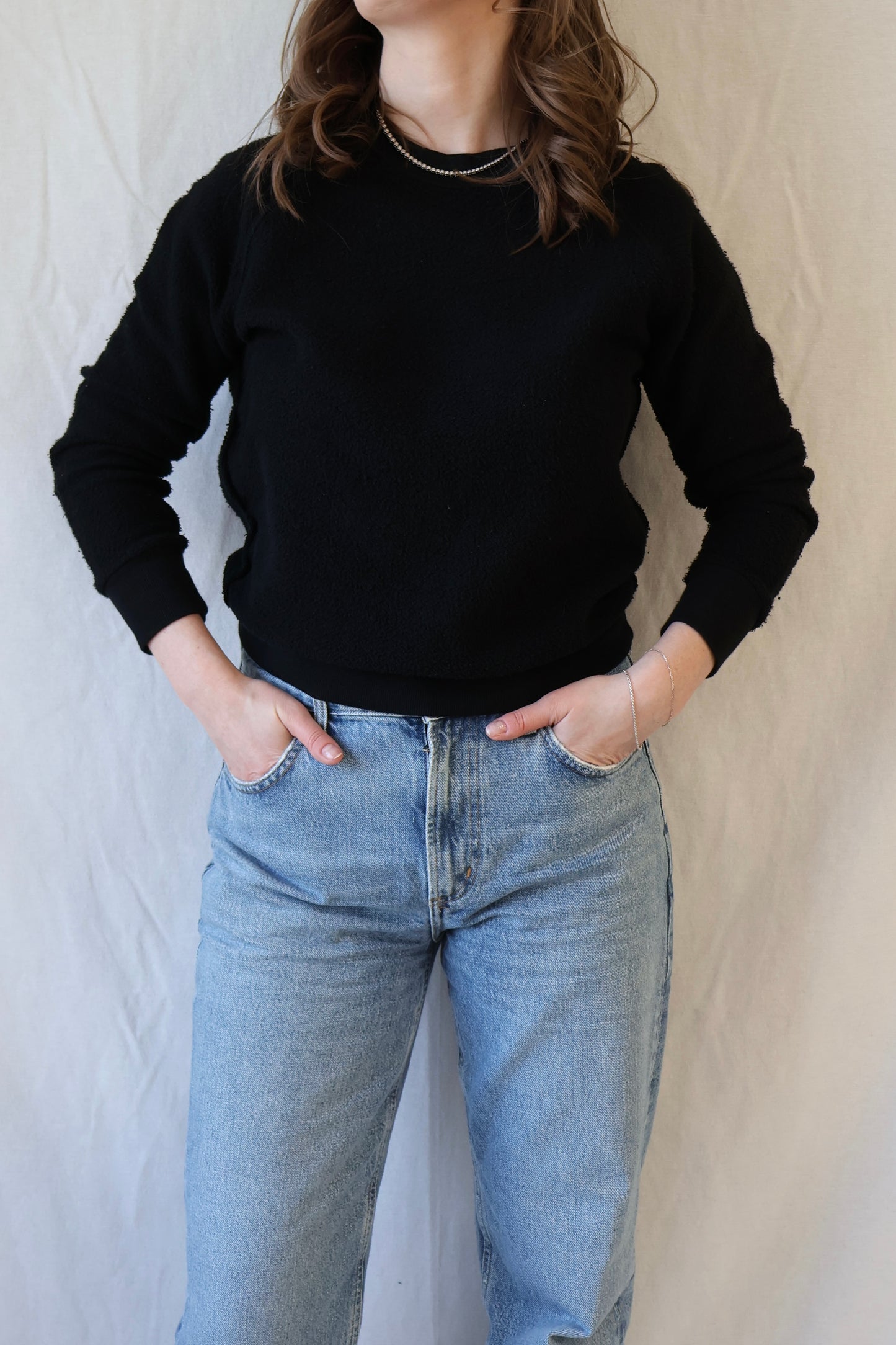 Ziggy Inside Out Sweatshirt | True Black