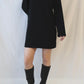Anette Brushed Sweater Dress | True Black