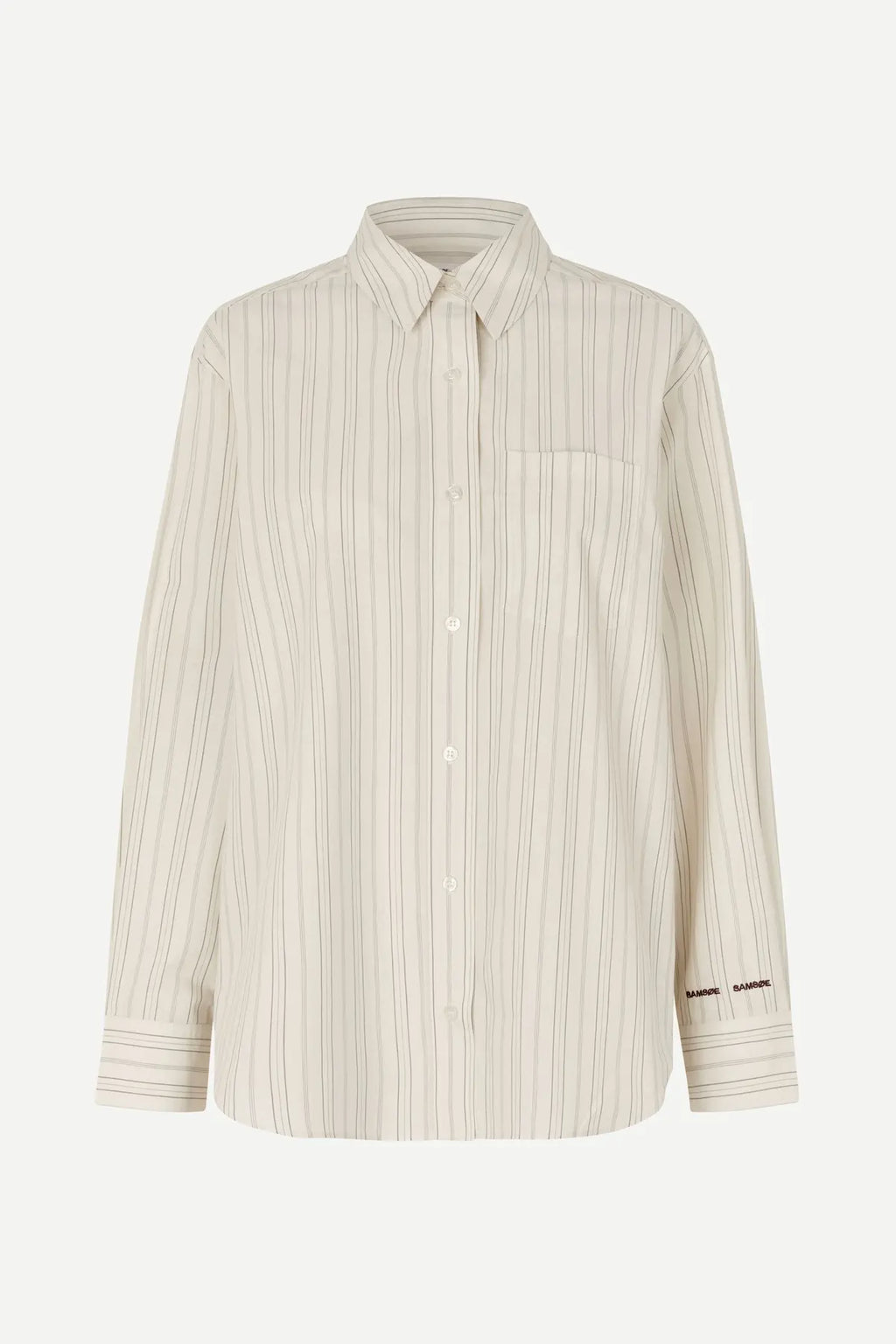Salova Pocket Shirt | Bone Stripe