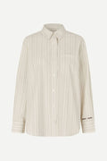 Salova Pocket Shirt | Bone Stripe