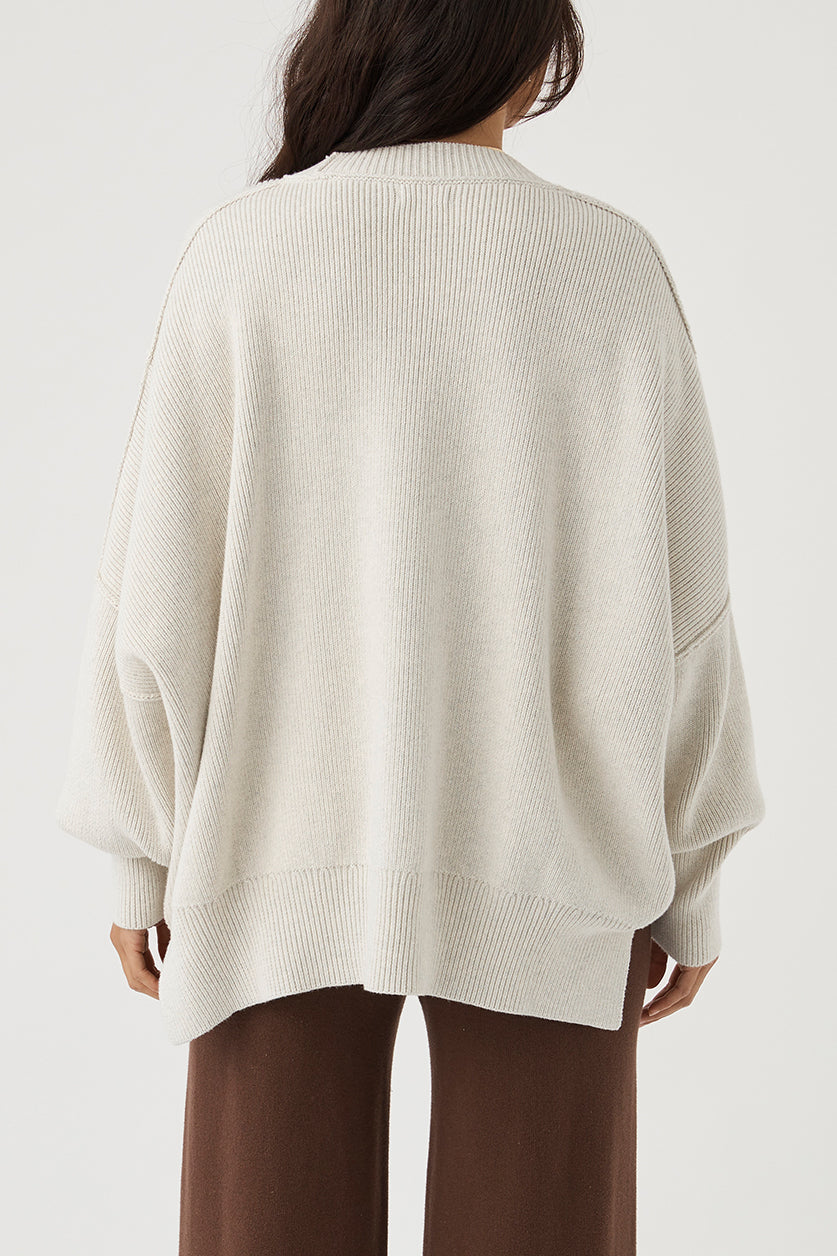 Harper Sweater | Grey Marle