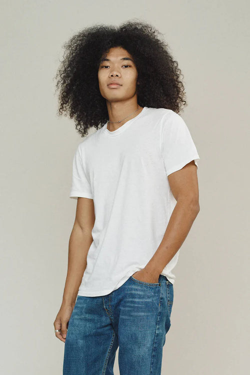 Basic Tee 30H/70C | Washed White