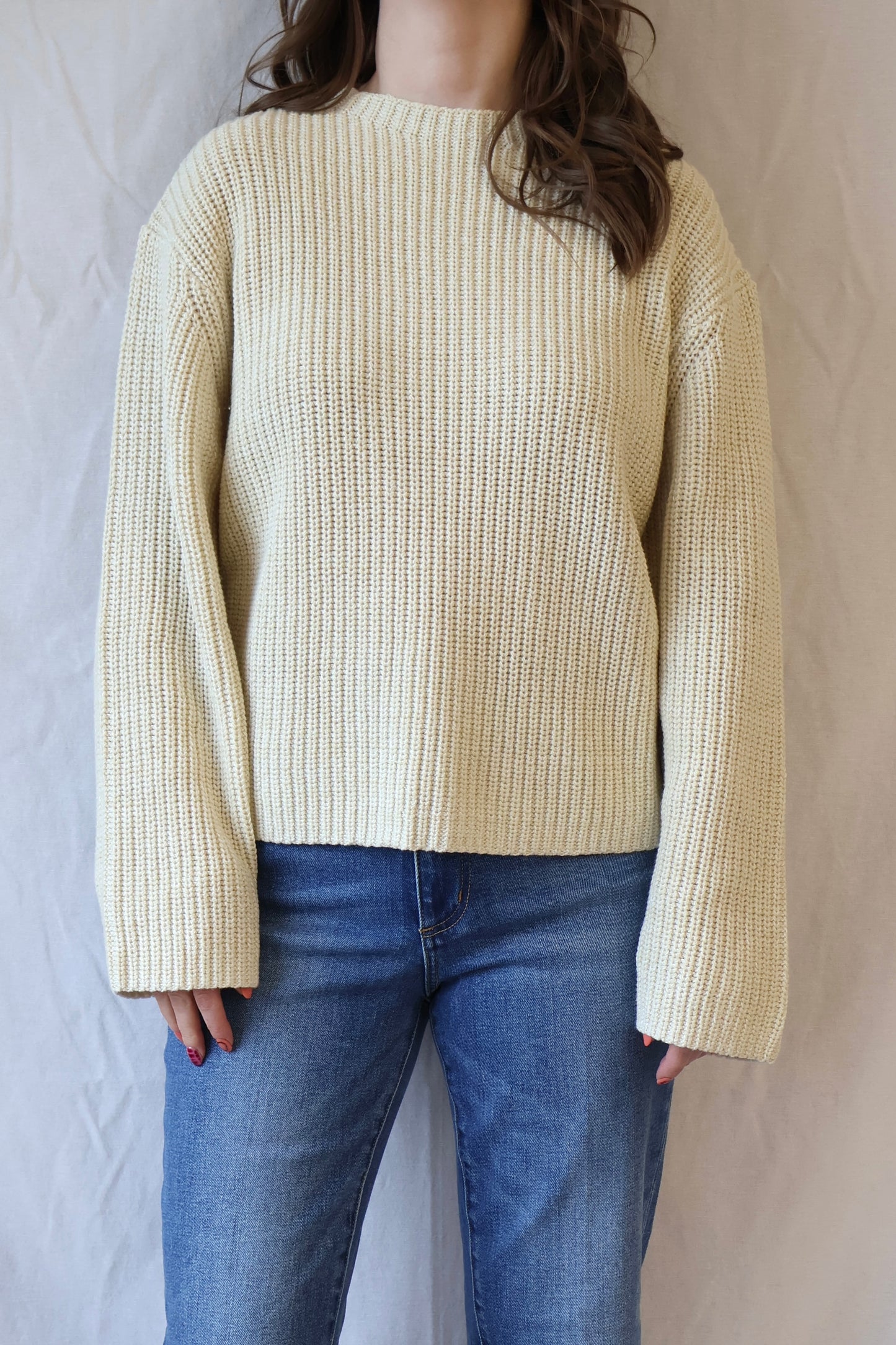 Hana Knit | Oat Marle