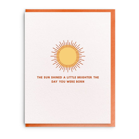 Sunshine Birthday Card