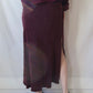 Bias Slip Skirt | Aubergine