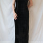 Sakalani Dress | Black Velvet
