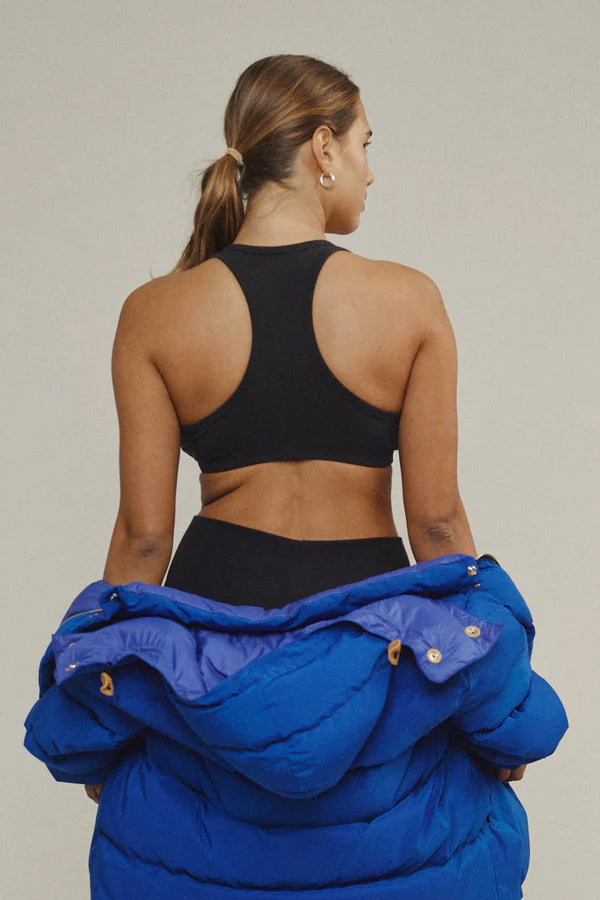 Racer Bra | Deep Indigo