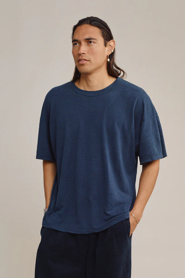 Buckeye 100% Everyday Hemp Tee | Navy