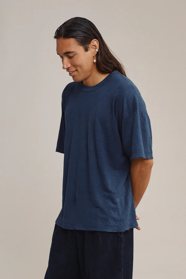 Buckeye 100% Everyday Hemp Tee | Navy