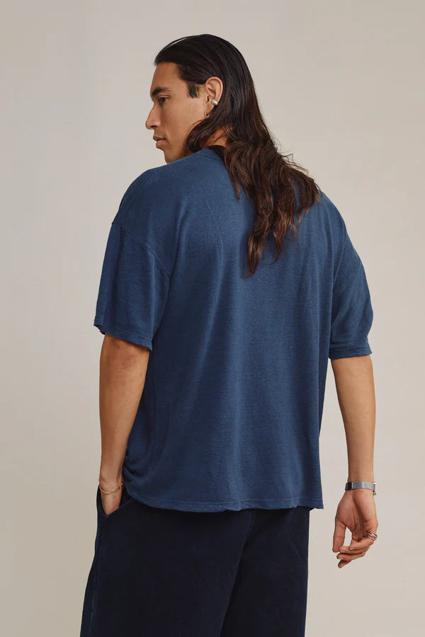 Buckeye 100% Everyday Hemp Tee | Navy