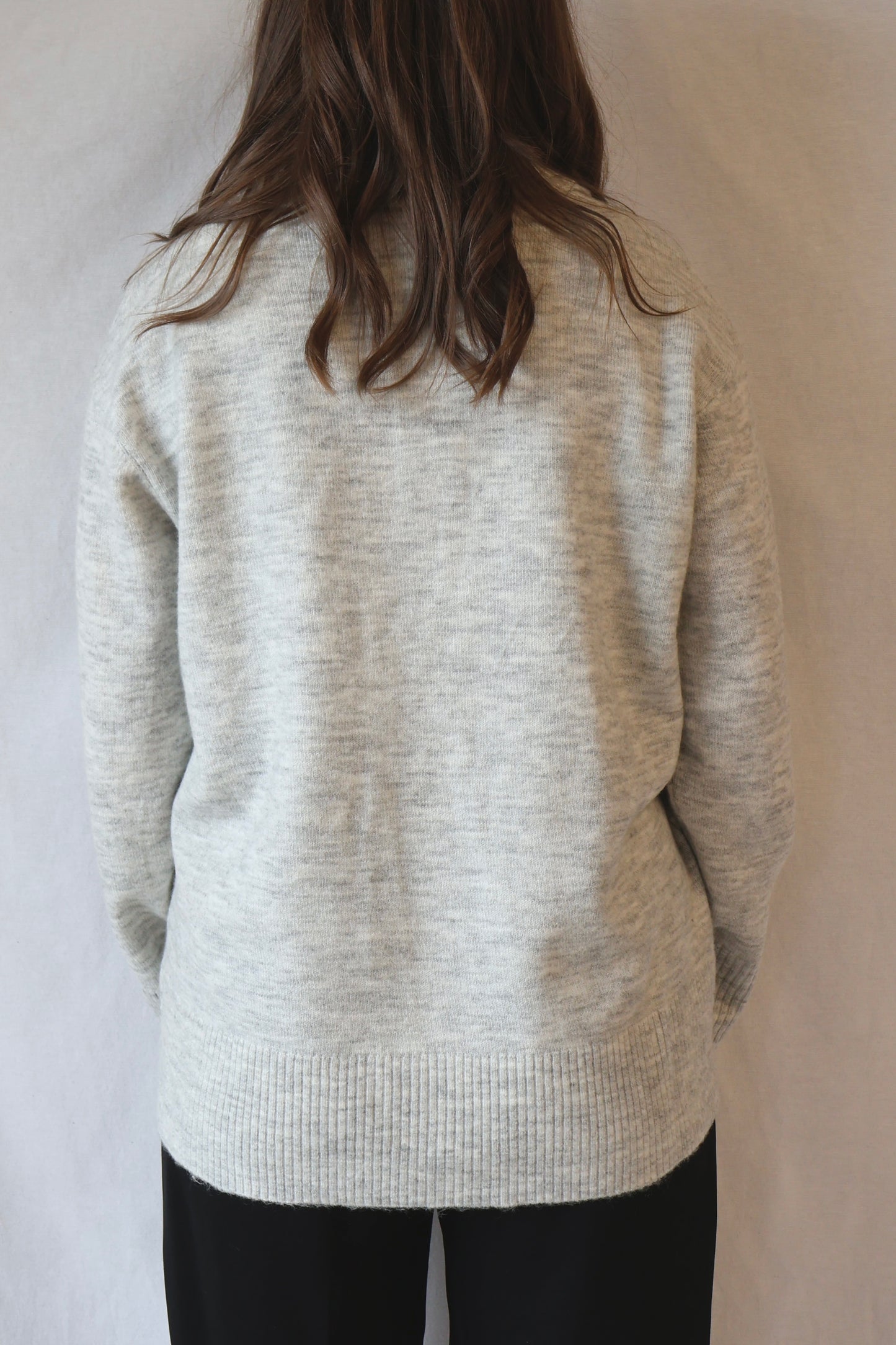 Dallas Rubgy Knit | Grey Marle