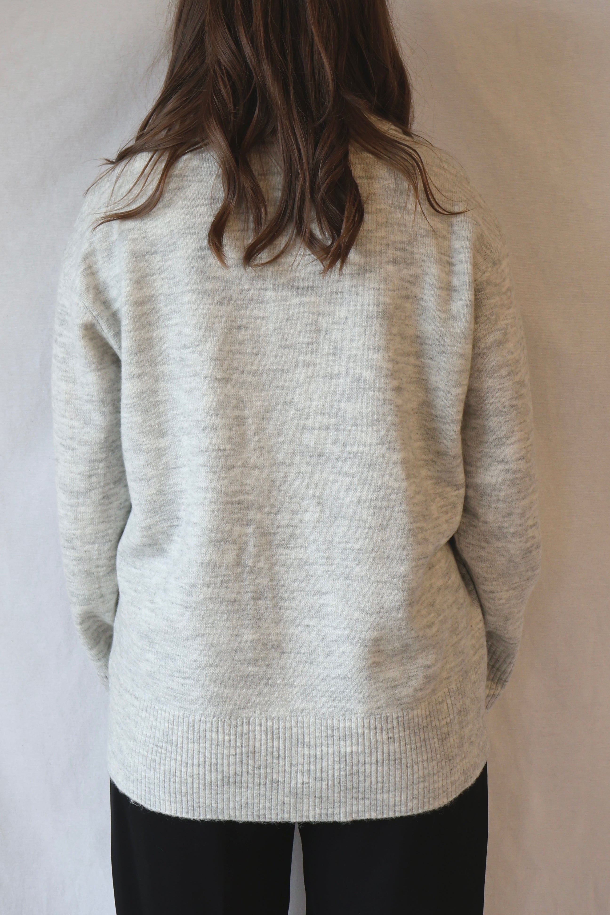 Dallas Rubgy Knit | Grey Marle