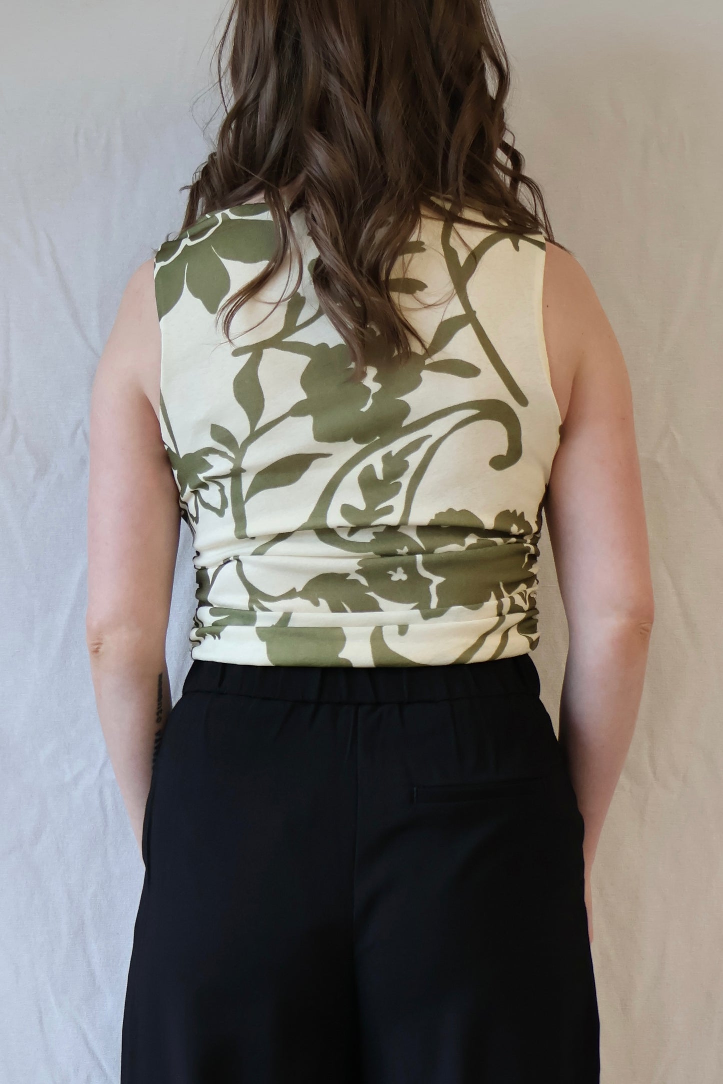 Dahlia Mesh Top | Green