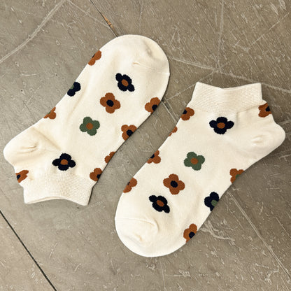 Fall Florals Ankle Socks