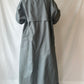 Seamed Trench Coat | Mineral Green