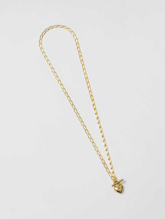 Heart Toggle Necklace | Gold