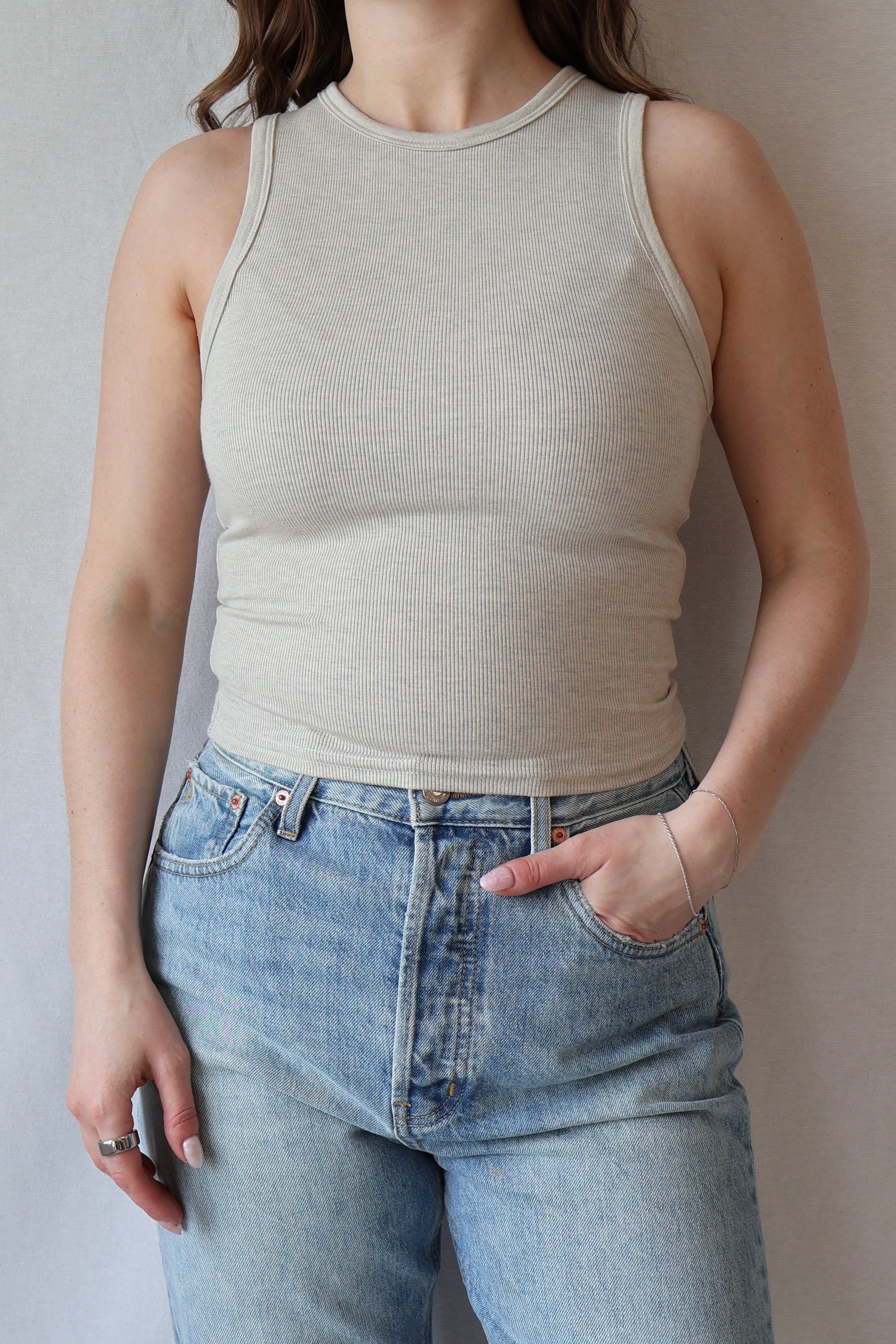 Gigi Tank | Oatmeal