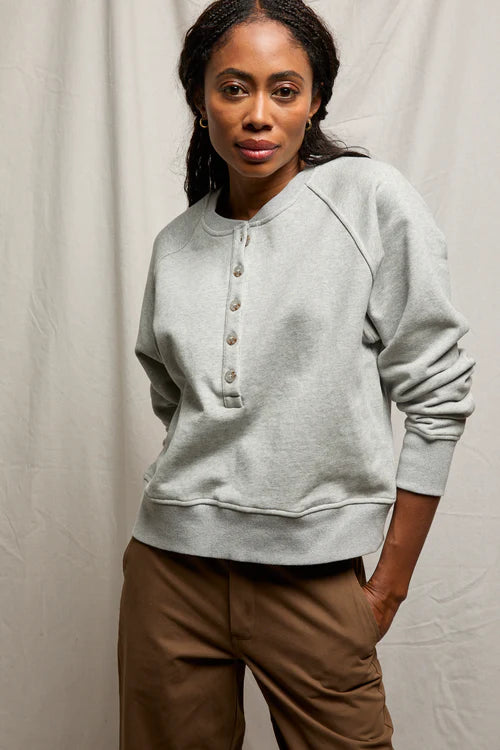 Bowen Raglan Sweatshirt | Heather Grey