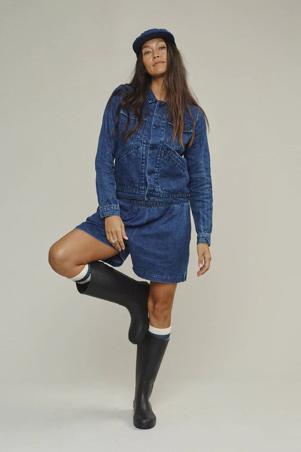 Cóbano Short | Medium Denim