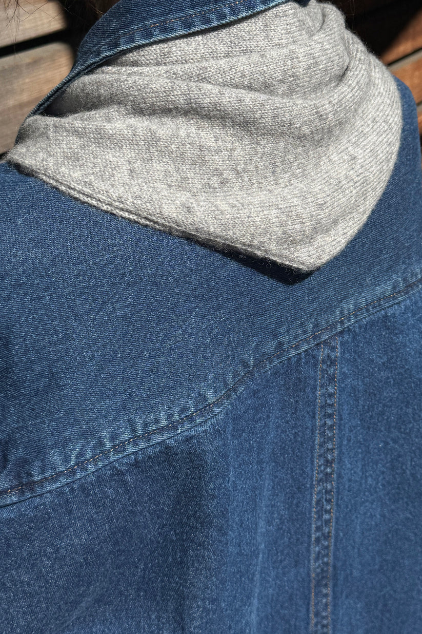 Cashmere Bandana | Ht. Grey