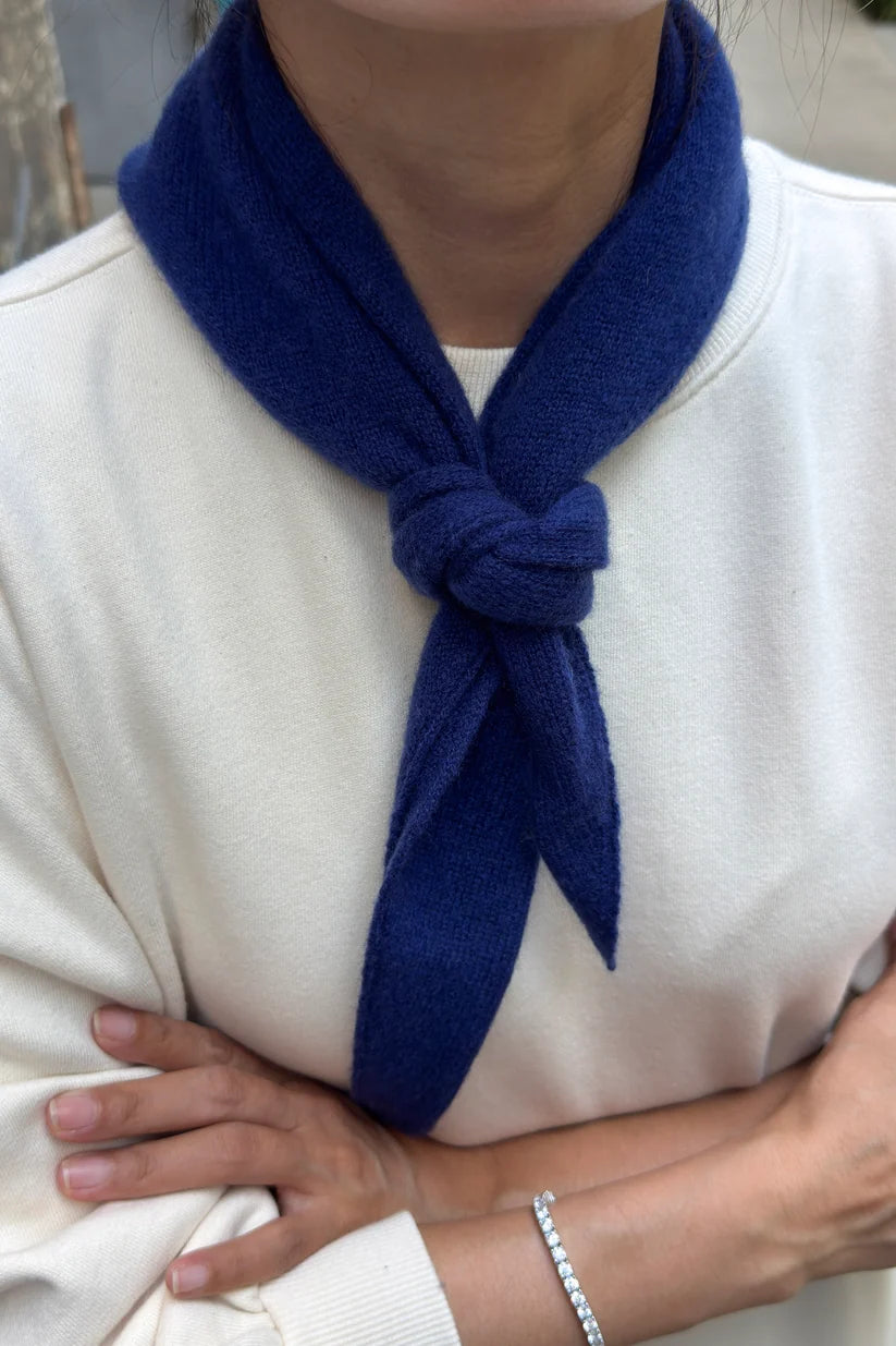 Cashmere Bandana | Navy