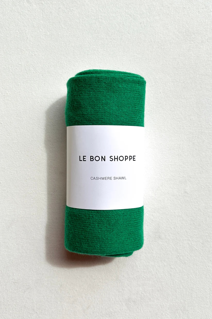 Cashmere Shawl | Kelly Green