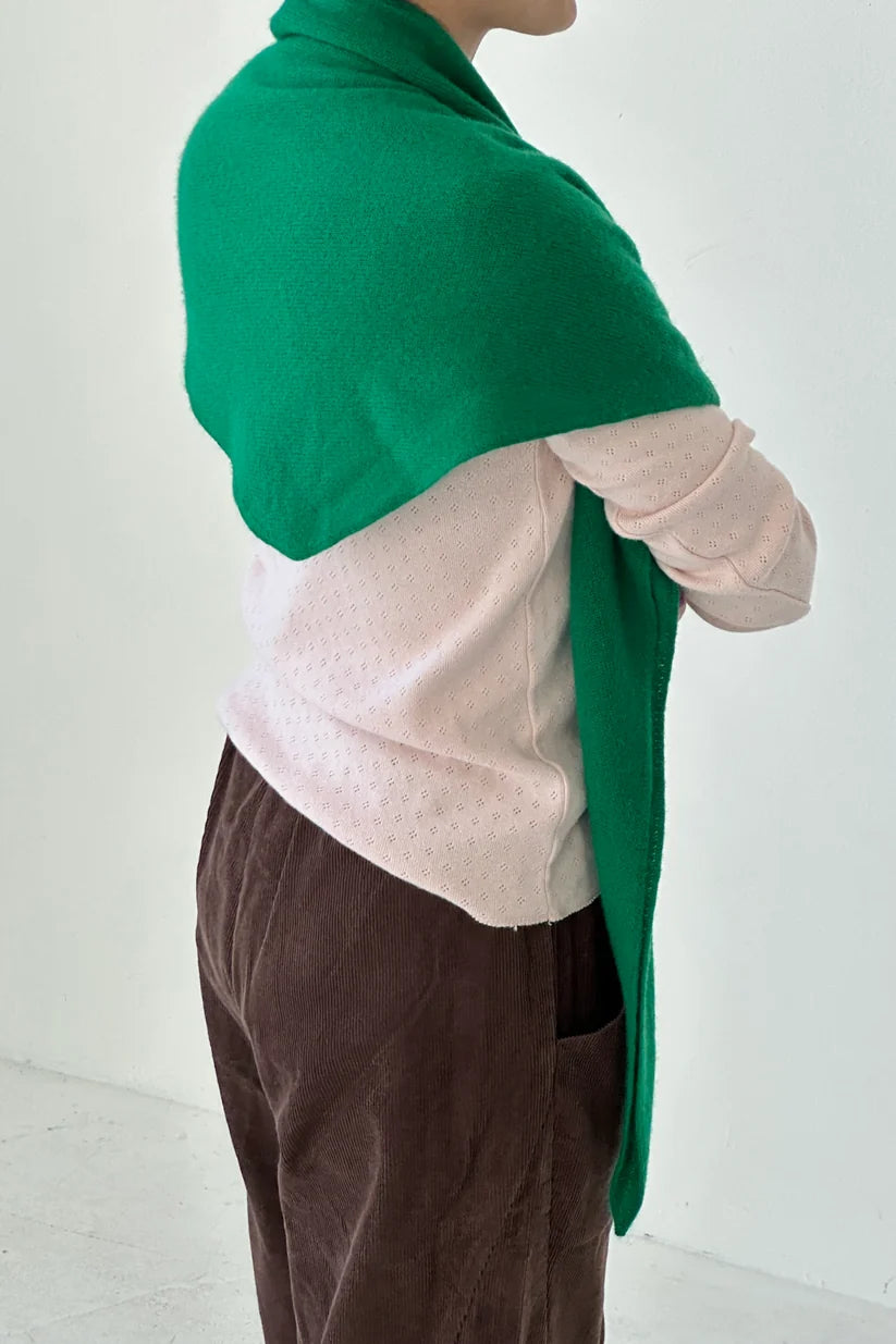 Cashmere Shawl | Kelly Green