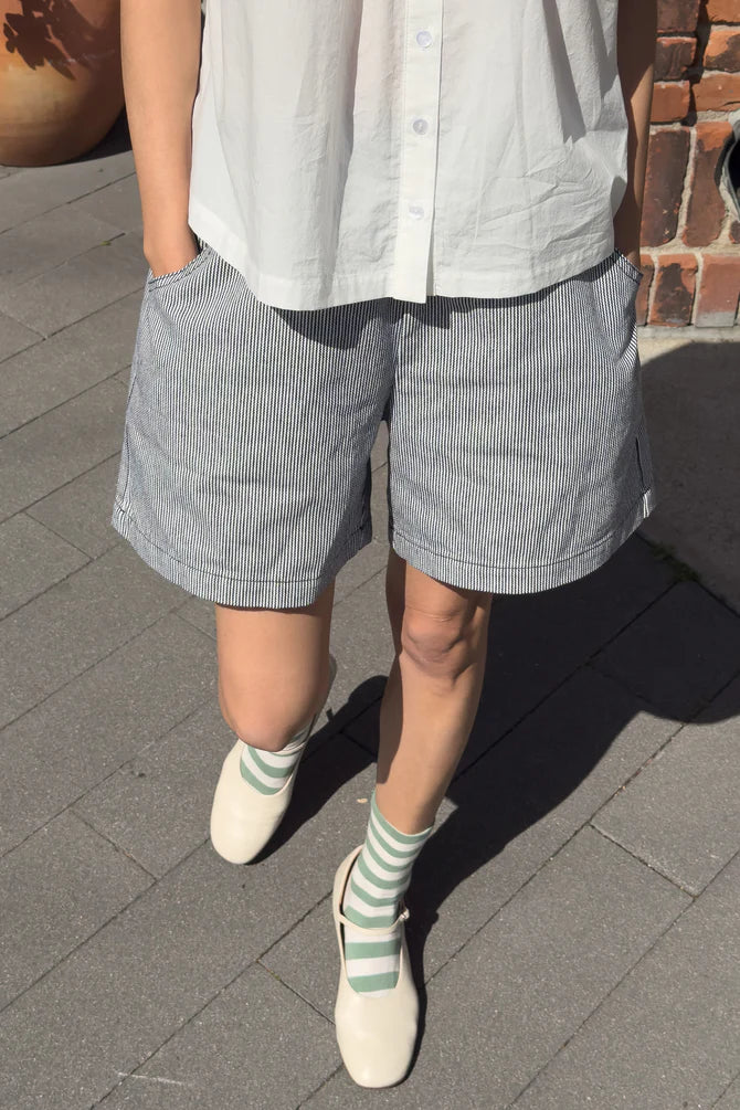 City Shorts | Blue Stripe