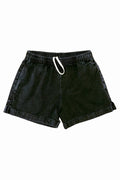 Cóbano Short | Black Indigo Denim