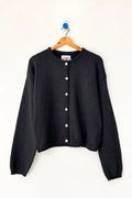 Cotton Leila Cardigan | Black