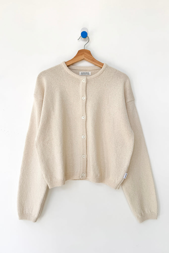 Cotton Leila Cardigan | Natural