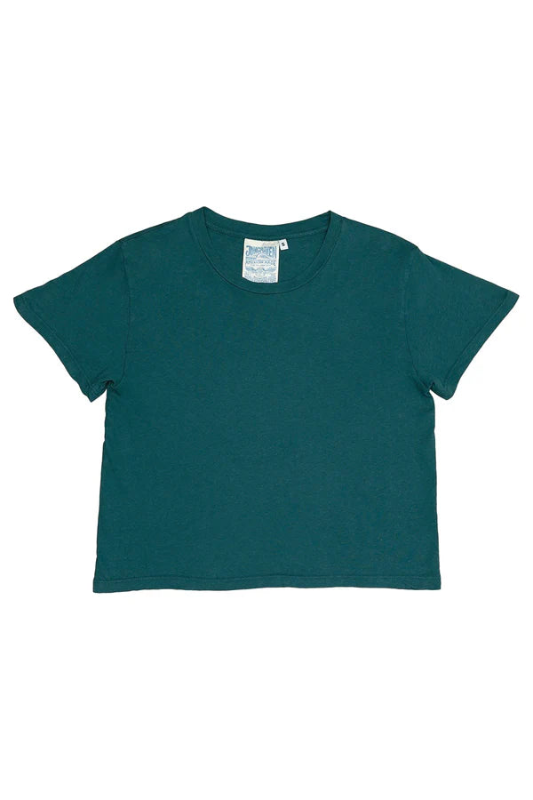 Cropped Ojai Tee | Deep Teal