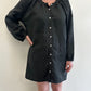 Linen Toss It On Dress | Black