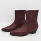 Mae Ankle Boot | Burgundy