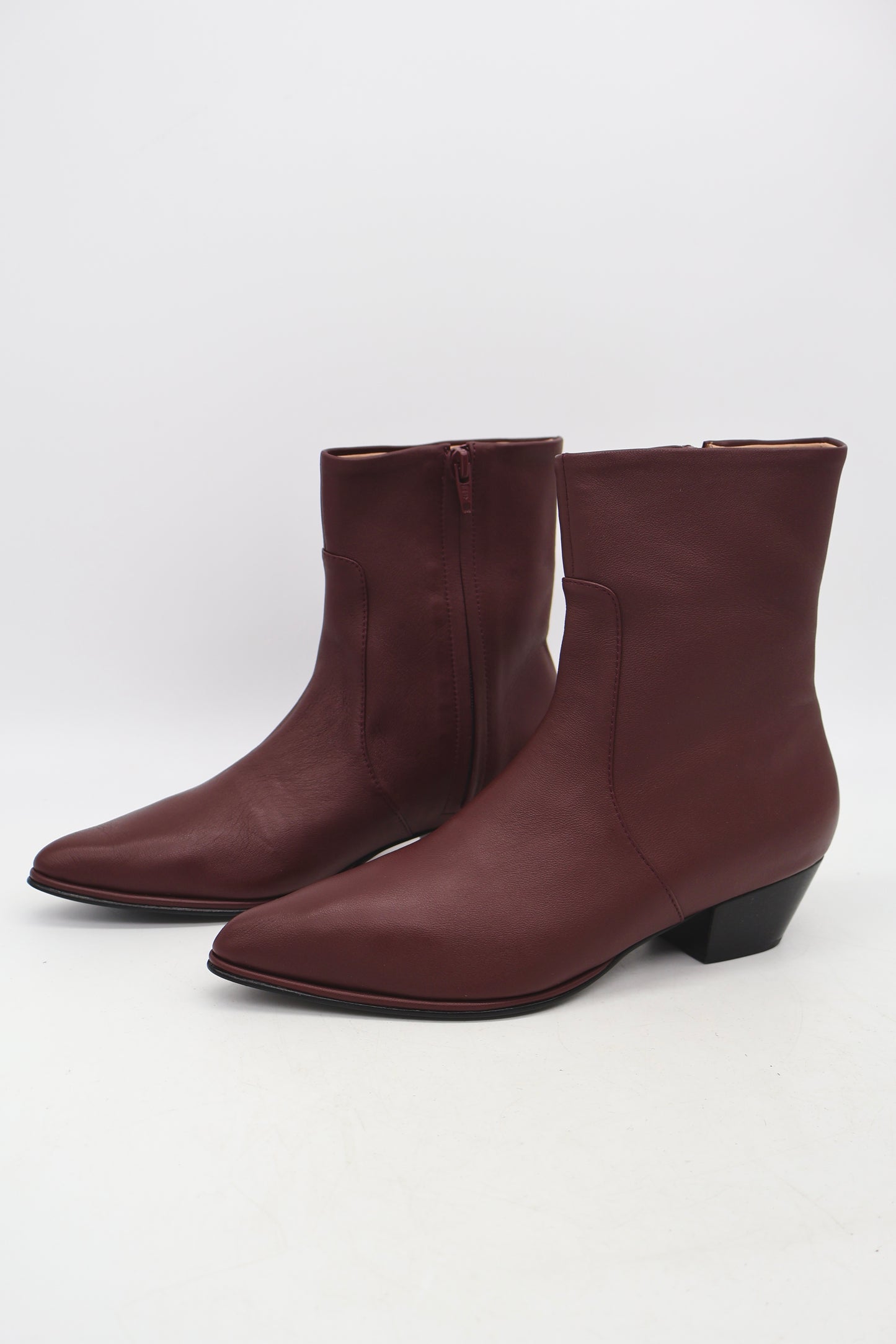 Mae Ankle Boot | Burgundy