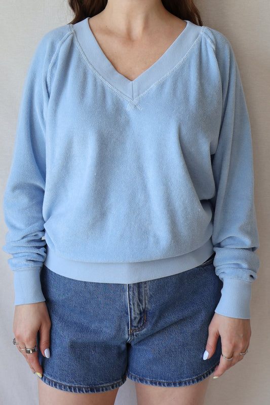 Sonny V-Neck Pullover | Sky Blue