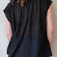 Ruffled Collar Blouse | Black