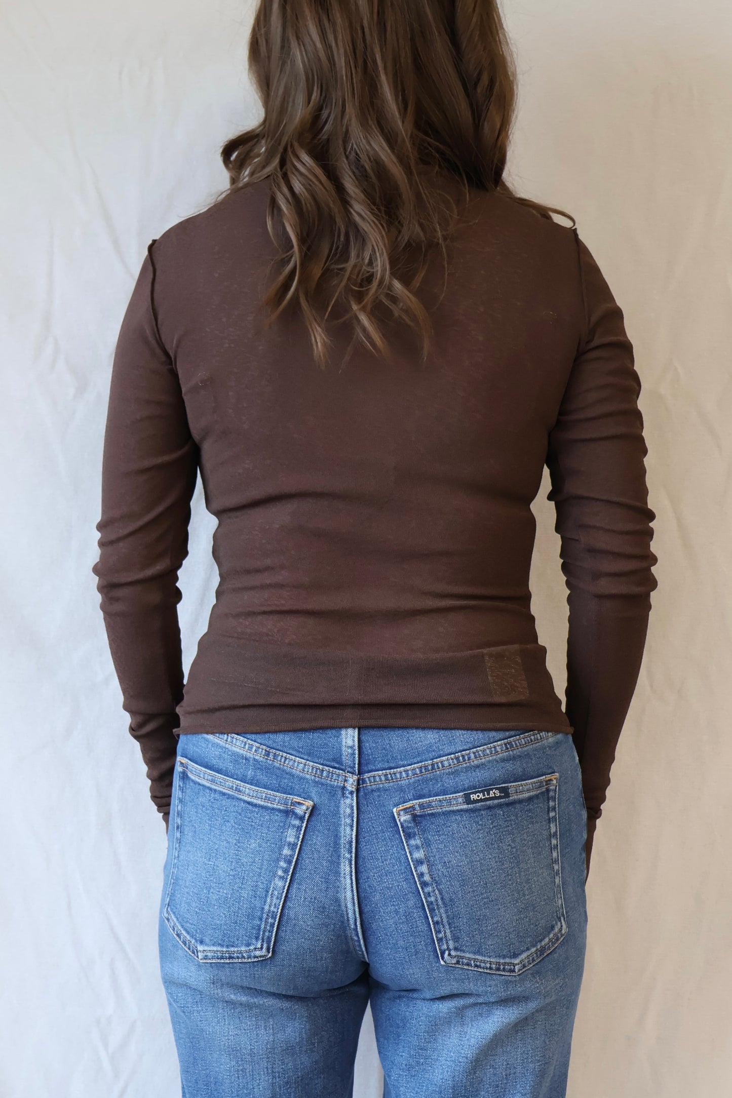 Emmy Long Sleeve Top | Chocolate