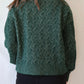 Zoya Two Tone Sweater | Dark Green