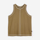 Slub Cotton Tank | Khaki
