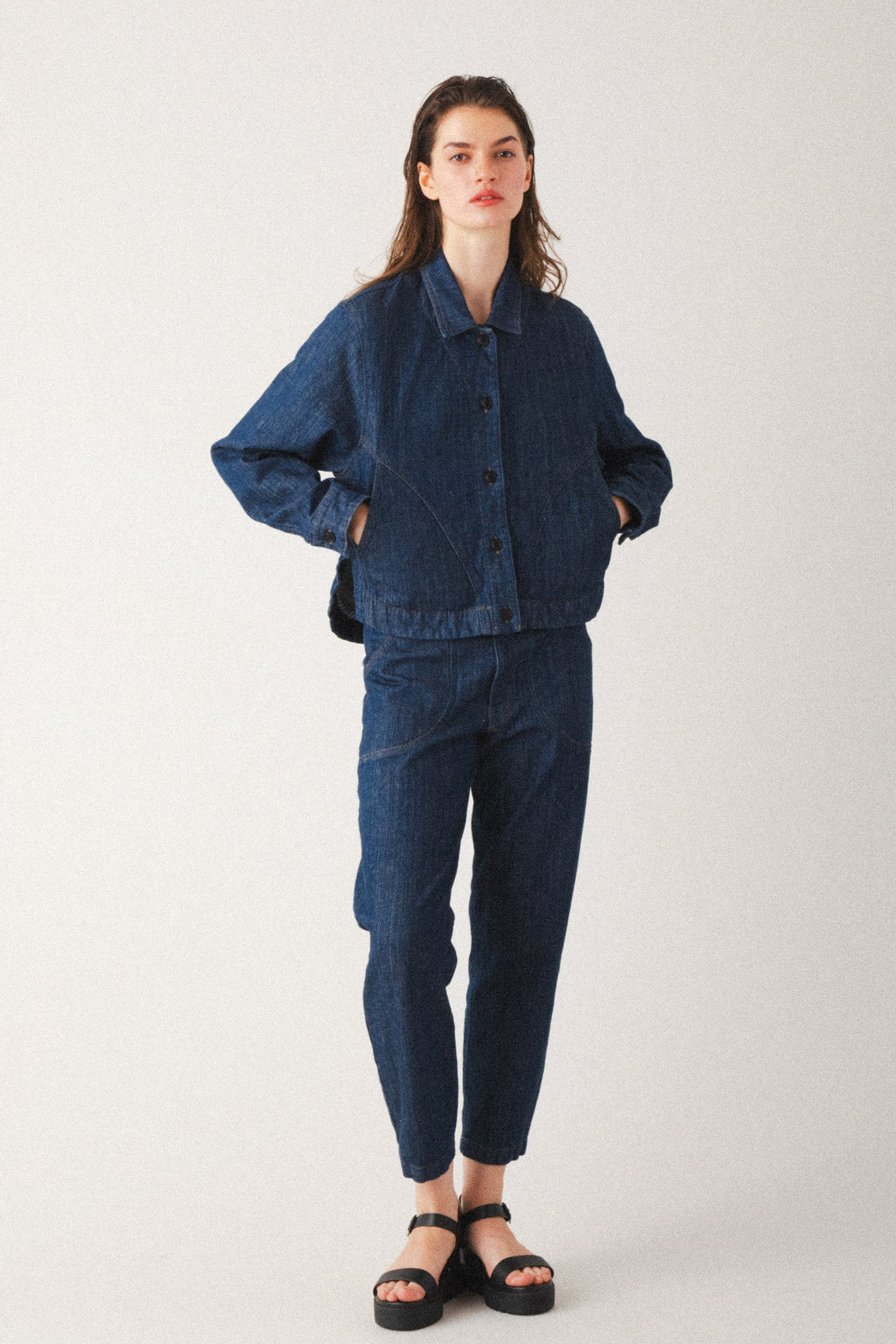 Juxtapose Jacket | True Blue