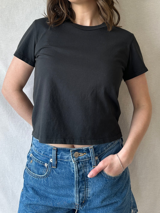 Springsteen Baby Tee | Vintage Black