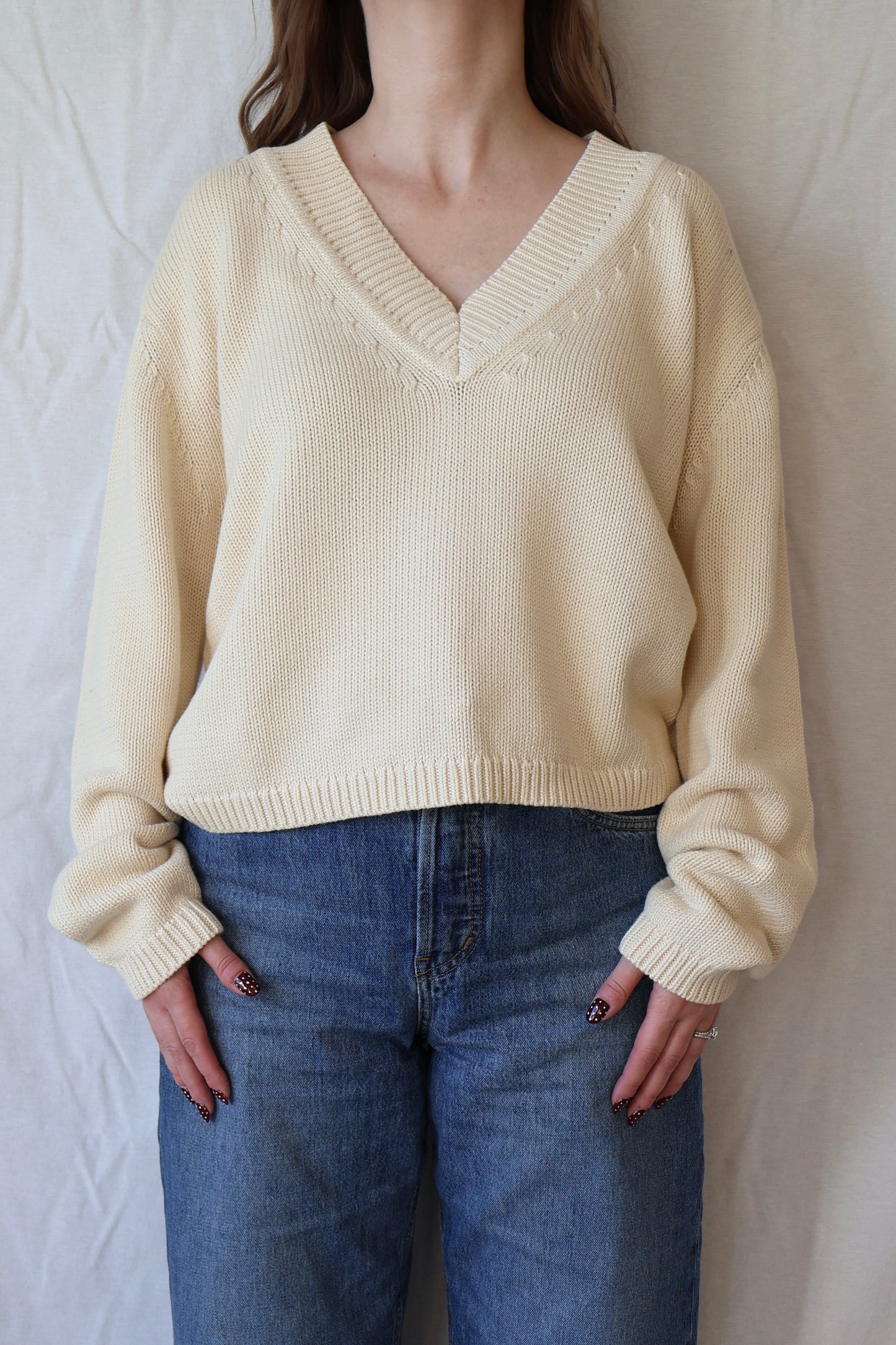 Addie V-Neck Sweater | Sugar