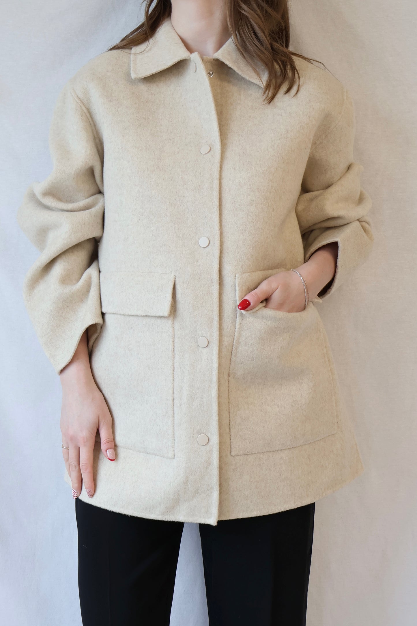 Levi Wool Coat | Oat