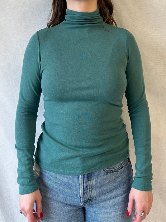 Whidbey Turtleneck | Teal