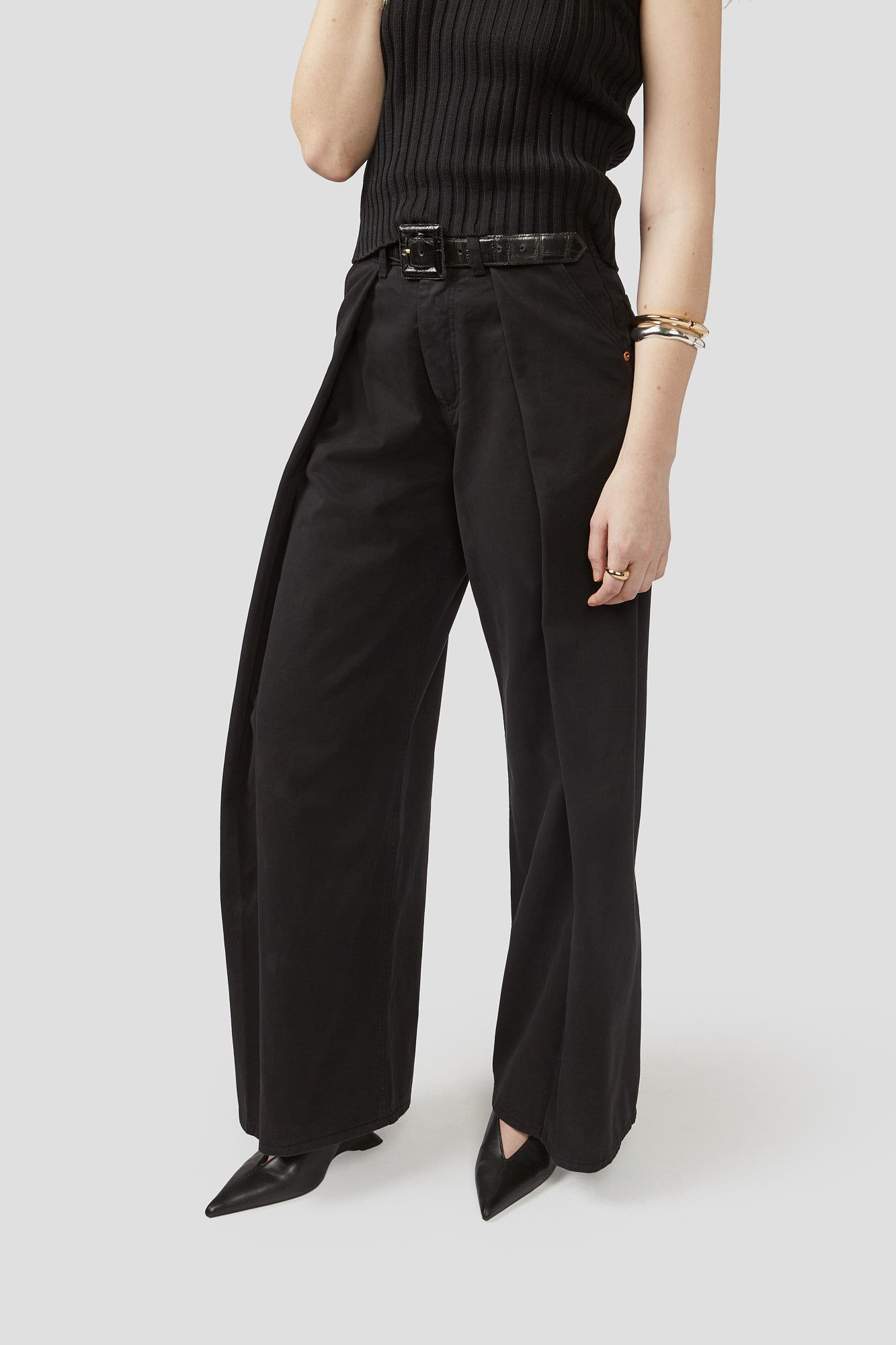 Fortune Wide Leg Trousers | Black