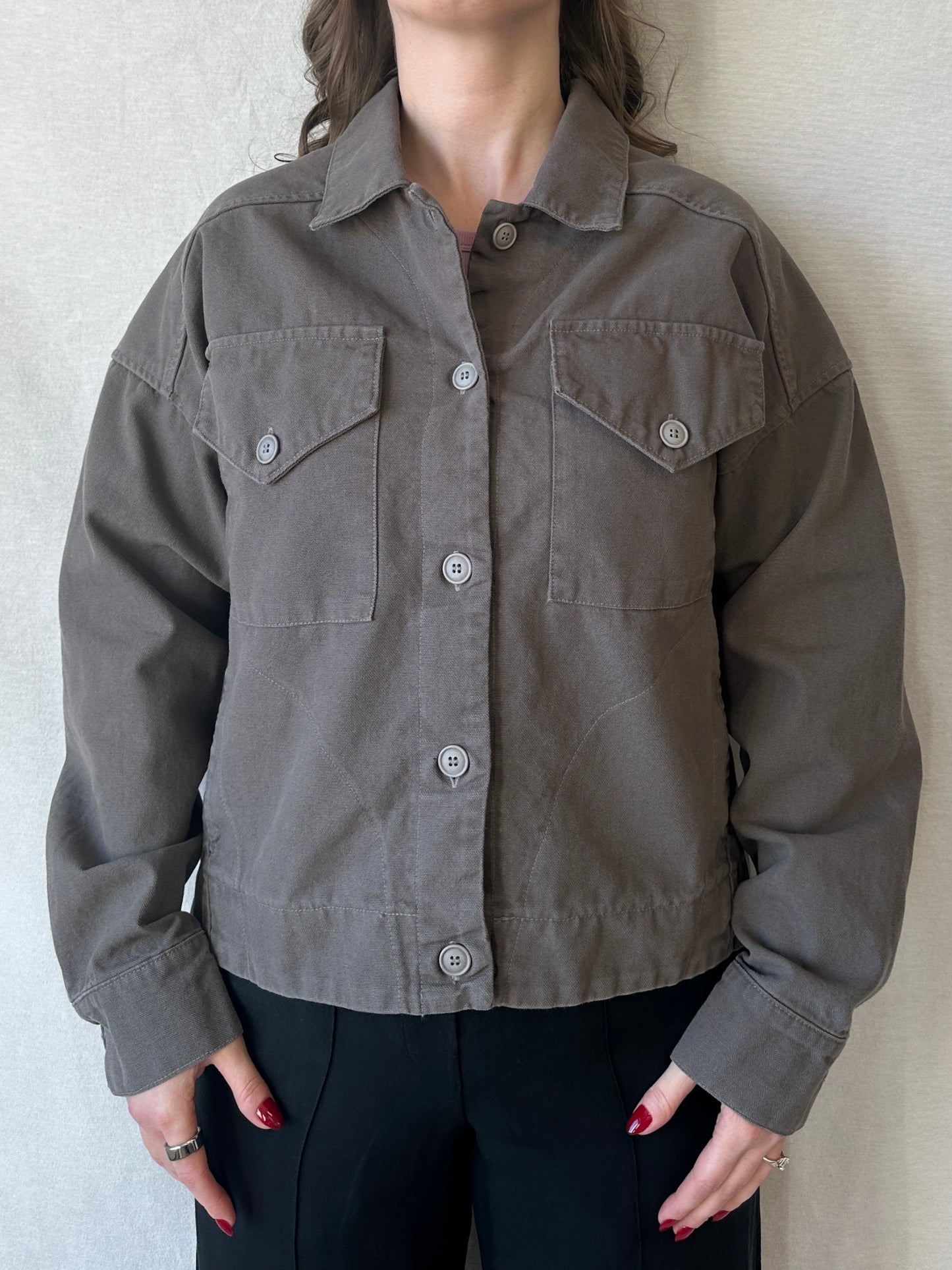 Canvas Utility Jacket | Dior Gray